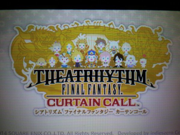 3DSsi marks rhythm Final Fantasy curtain call ( case * operation explanation seat attaching )