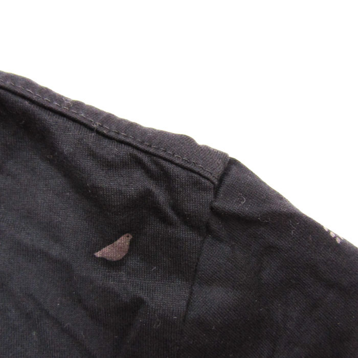 プーマ 半袖ポロシャツ ゴルフウェア 総柄 トップス スポーツウェア コットン100% レディース Sサイズ ブラック PUMAの画像5