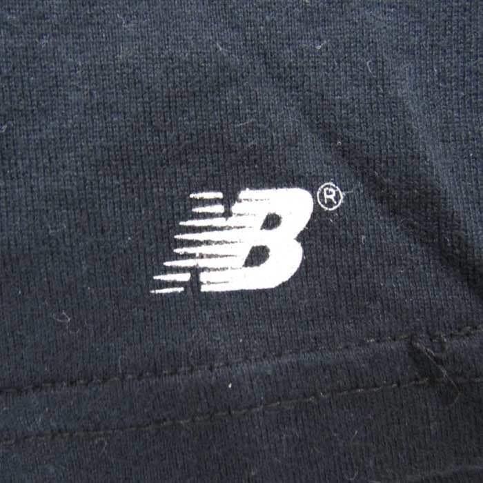 ニューバランス 半袖Tシャツ プリントT クルーネック スポーツウェア トップス レディース Mサイズ ブラック NEW BALANCEの画像4