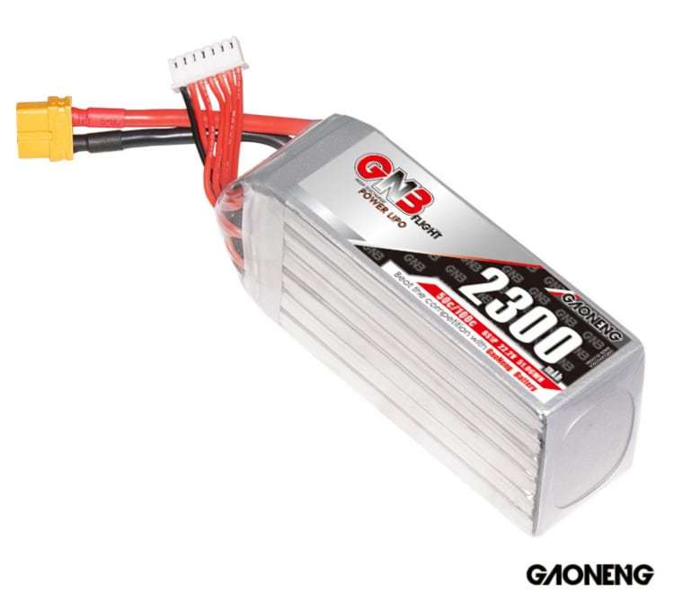 ネオヘリ◆GNBガオニンバッテリー 6S 22.2V 2300mAh 50C 高性能・高品質 NH2262　_画像2