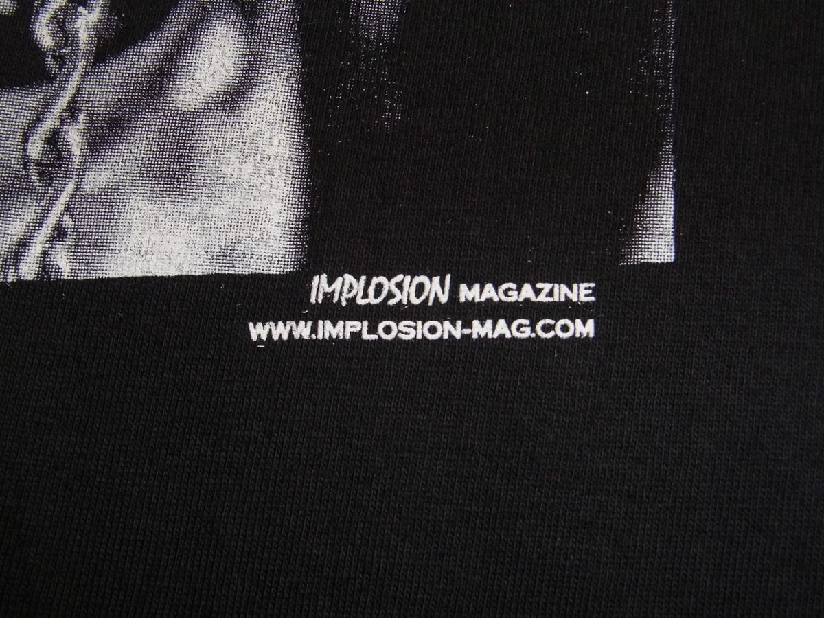 ☆美品・未着用☆ 90s USA製 ビンテージ IMPLOSION MAGAZINE WARD BOULT 『LEXIE』 1994 フォト Tシャツ sizeXL 黒 ☆古着 ART Bruce Weber_画像6