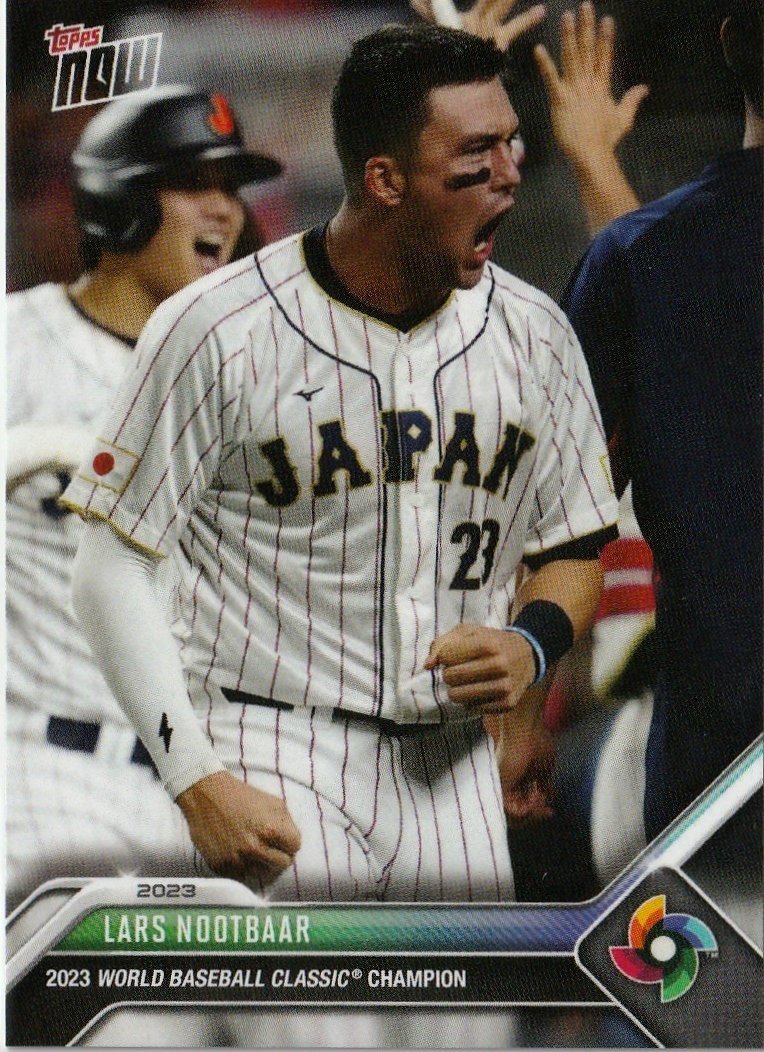 TOPPS NOW WBC JPN-2 4747枚限定 ラーズ・ヌートバー/侍ジャパン ワールド・ベースボール・クラシック_画像1