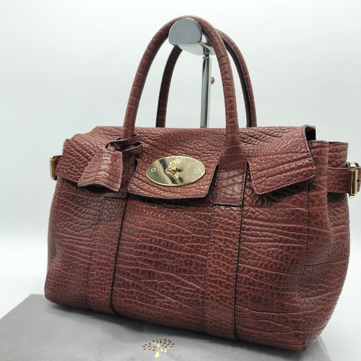 極美品 マルベリー Mulberry トートバッグ ベイズウォーター レザー