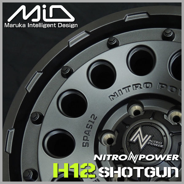 送料無料 200系ハイエース ナイトロパワー H12 SHOTGUN バレルブラック 215/65R16 TOYO オープンカントリーRT_画像3