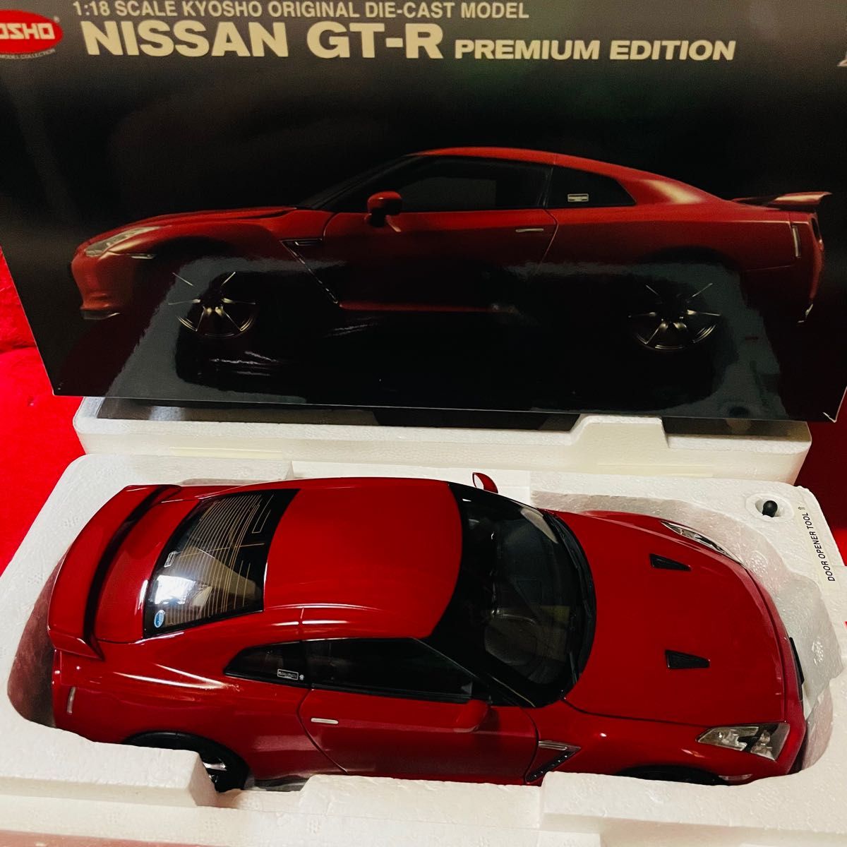 1/18 京商 日産 GT-R R35 プレミアムエディション レッド | opts-ng.com