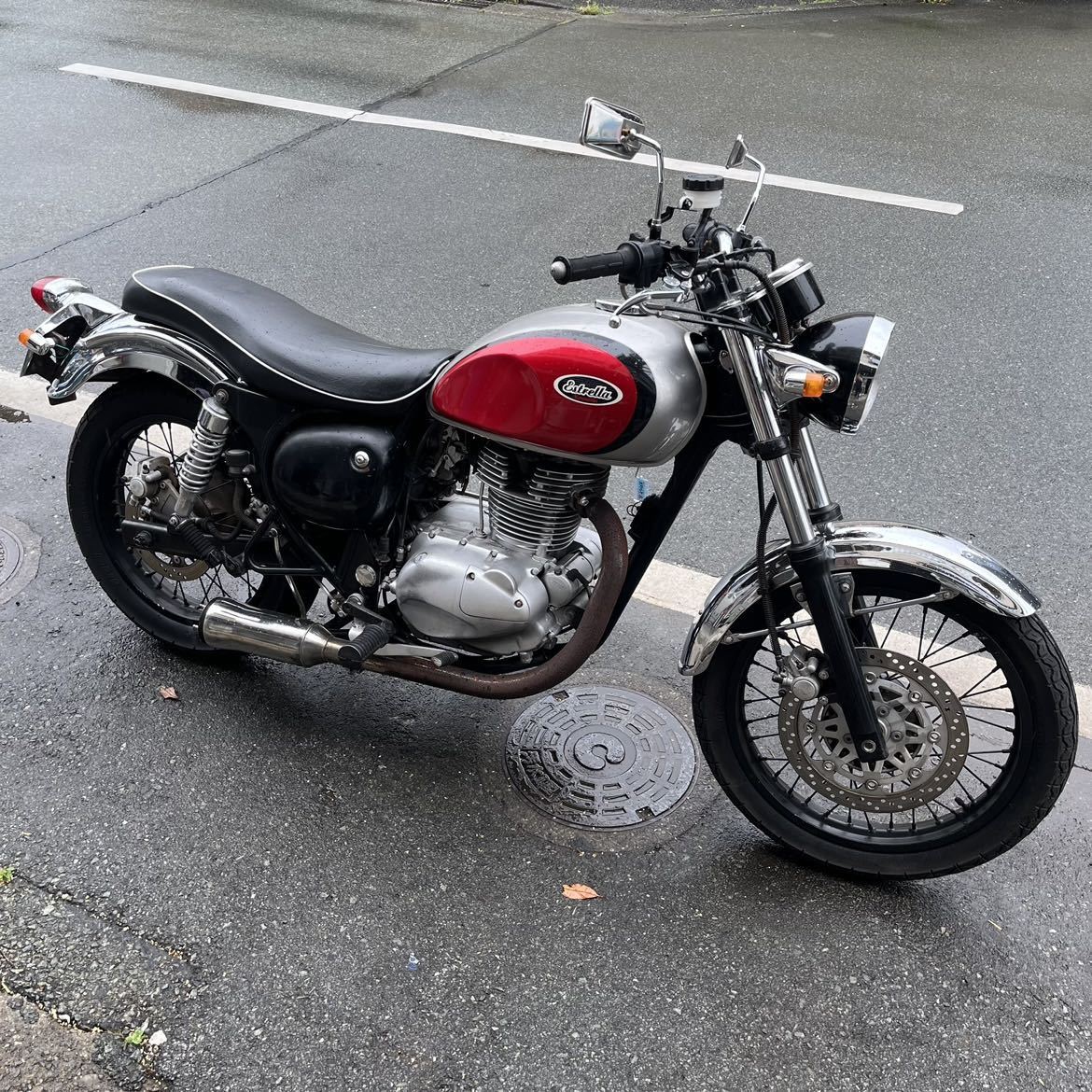 熊本★KAWASAKI エストレヤRS エストレアRS BJ250A キャブ セル始動OK 動画あり 250TR FTR223 TW200 トラッカー