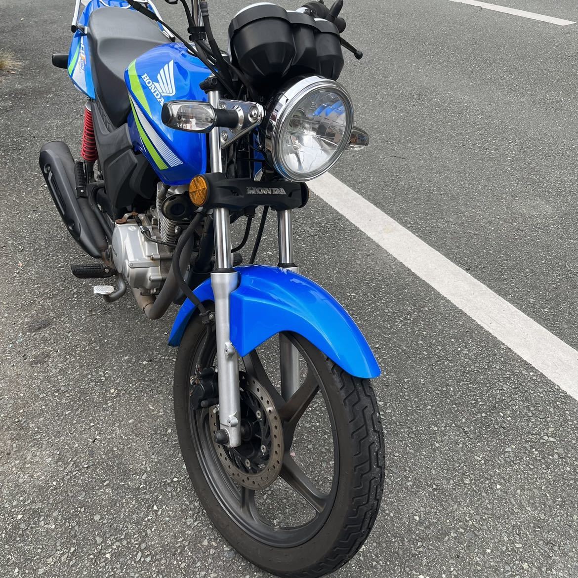 熊本☆HONDA CBF125 キャブ ブルー セル始動ok 動画あり 125cc 通勤