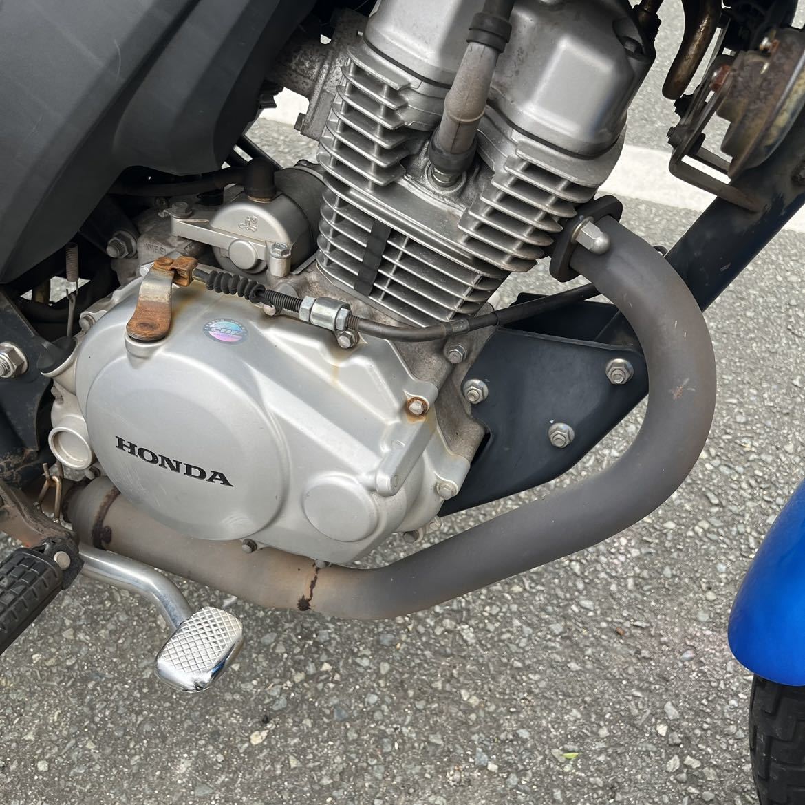 熊本☆HONDA CBF125 キャブ ブルー セル始動ok 動画あり 125cc 通勤