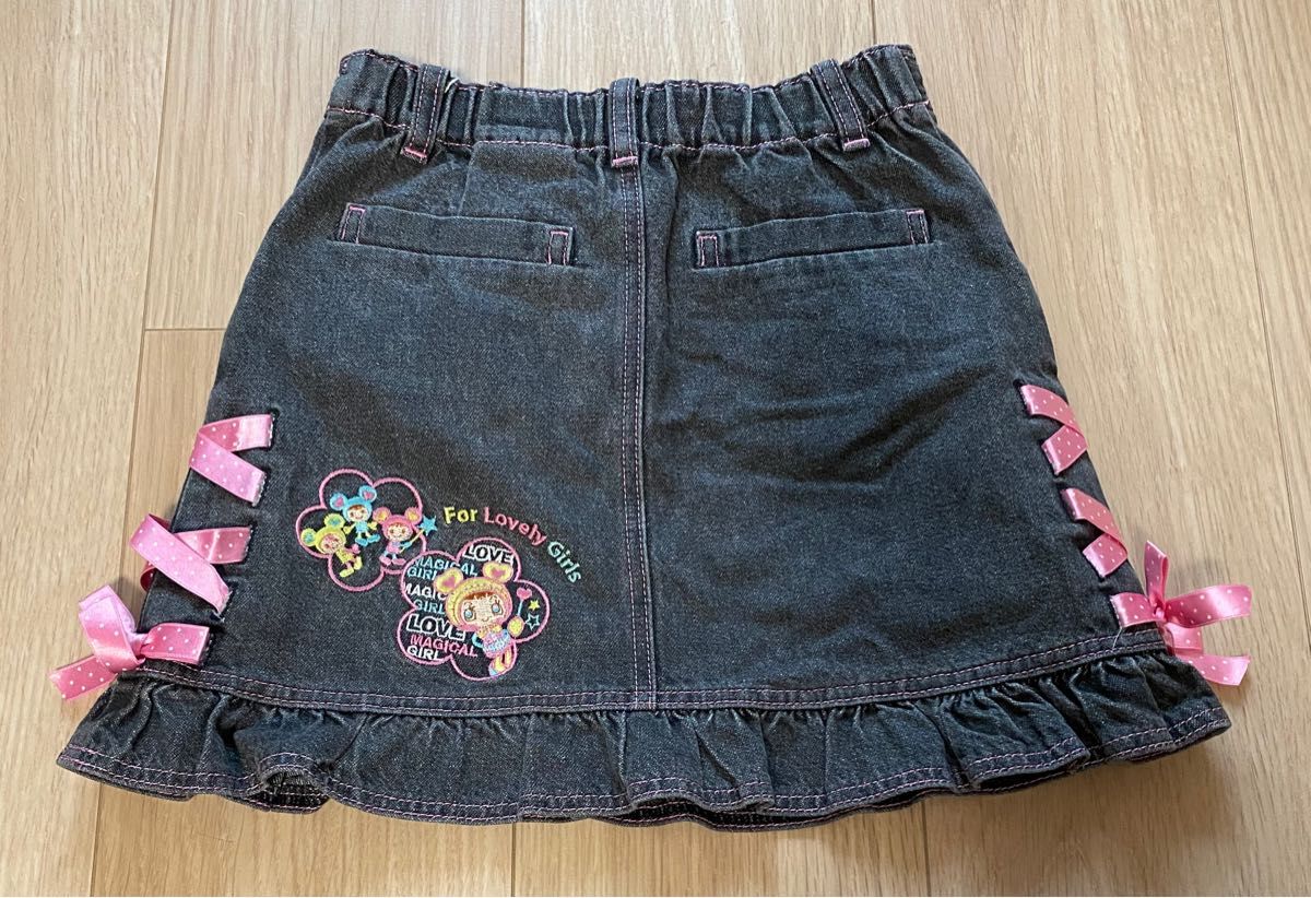 未使用 メゾピアノ ピンク デニム スカート 平成レトロ kawaii 未使用 メゾピアノ ピンク デニム スカート 平成レトロ kawaii