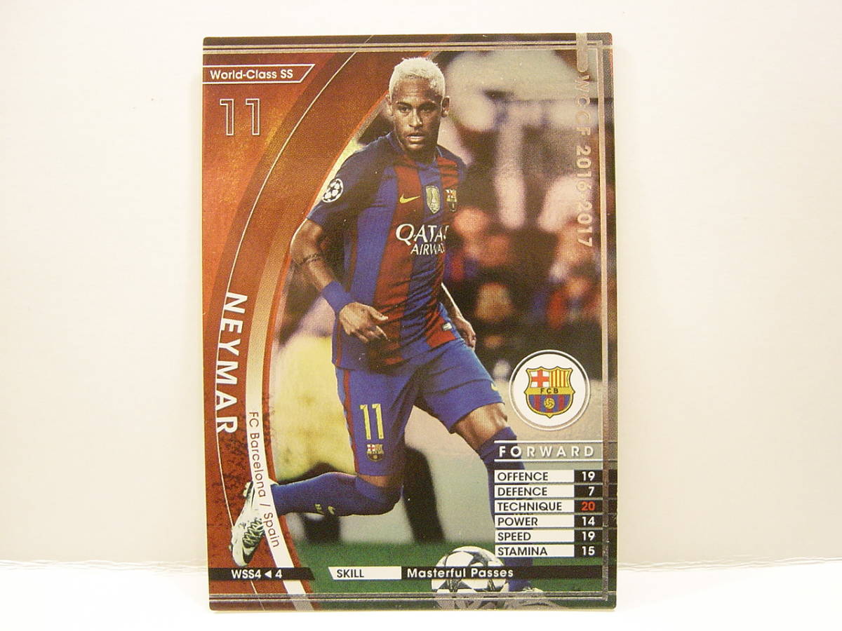 Panini WCCF 2016-2017 WSS ネイマール　Neymar JR 1992 Brazil　FC Barcelona Spain 16-17 World‐Class SS_画像1