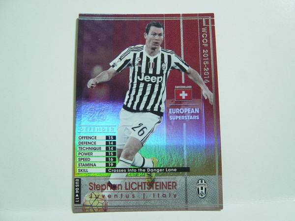 WCCF 2015-2016 EUS リヒトシュタイナー　Stephan Lichtsteiner 1984 Switzerland　Juventus FC 15-16 European Superstars_画像1