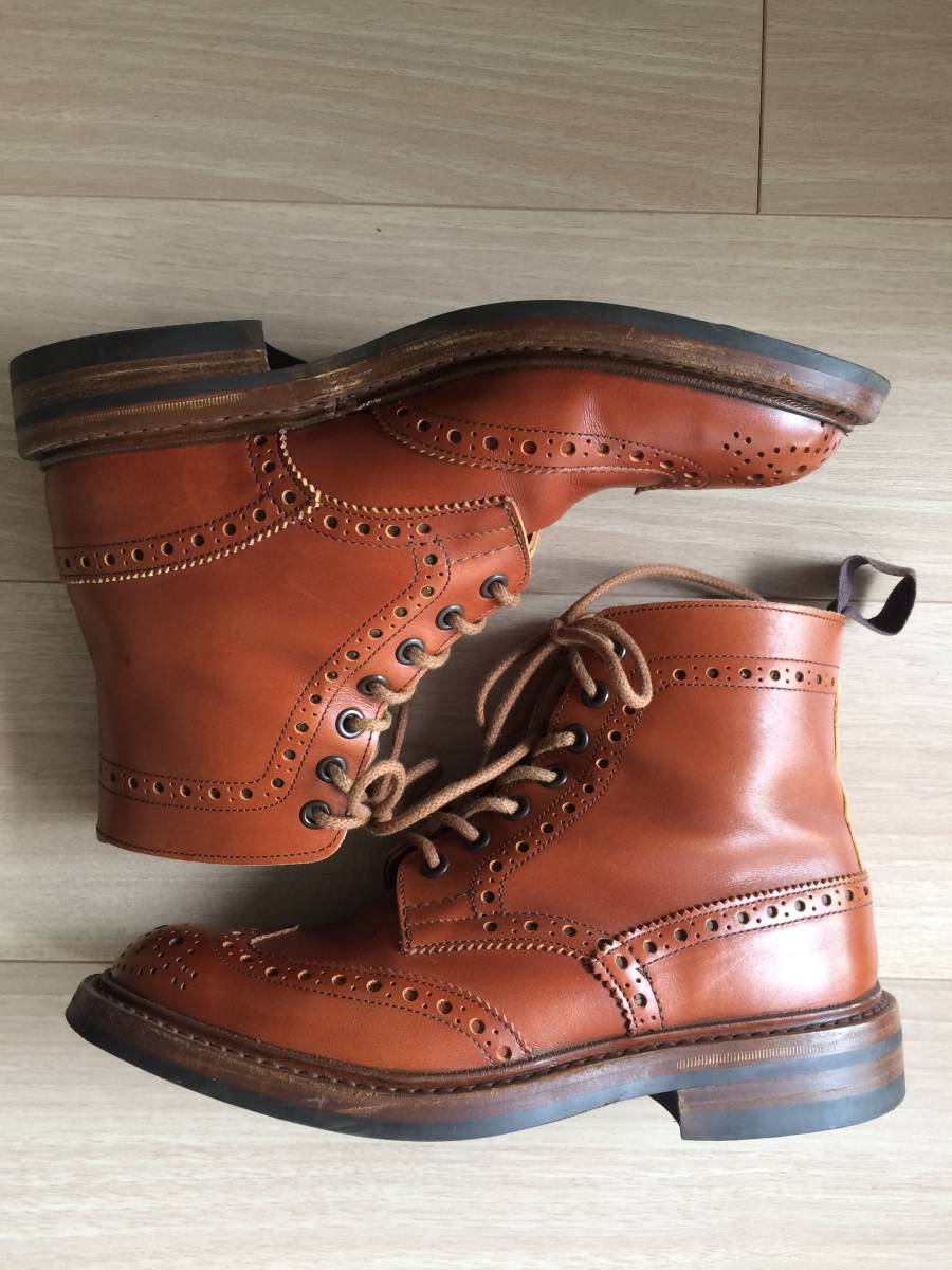 Tricker's M2508 MALTON UK6.0 Marron Antique トリッカーズ マロン ブーツ_画像9