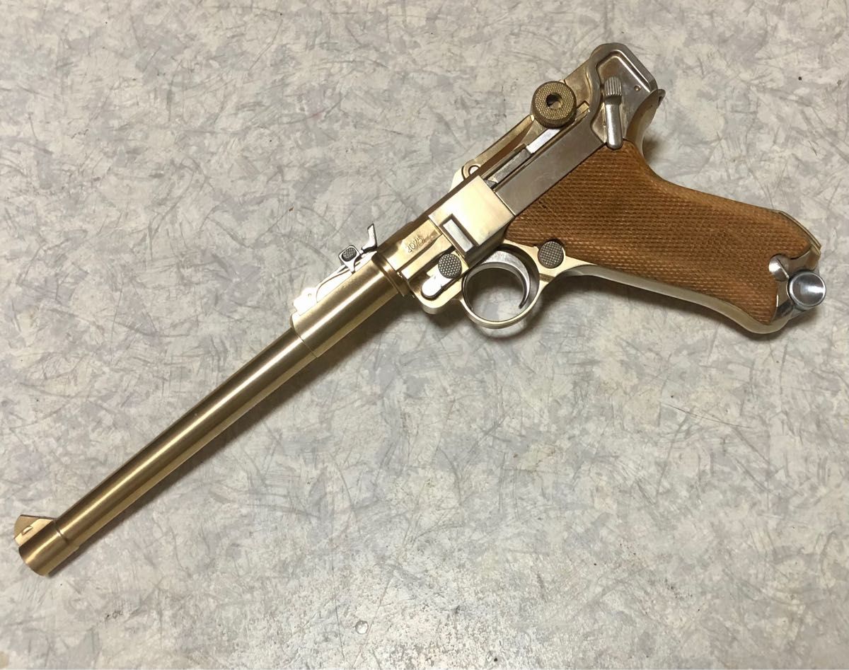 木グリ付】Luger P08 8インチモデル 合法SMG規格 金属製マルシン 木グリ付】Luger P08 8インチモデル 合法SMG規格 金属製マルシン