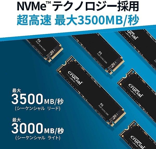 SALE Crucial クルーシャル P3 Plus CT1000P3PSSD8JP M.2 NVMe 内蔵SSD