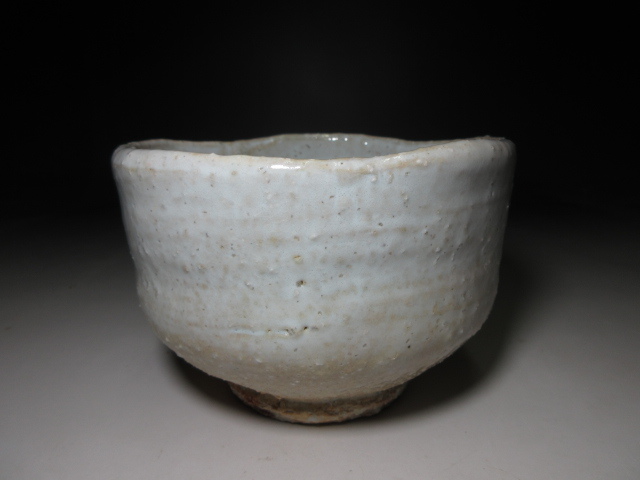 ◇人間国宝 十一代三輪休雪 壽雪/萩 茶碗◇共箱・共布・仕覆◇裏千家