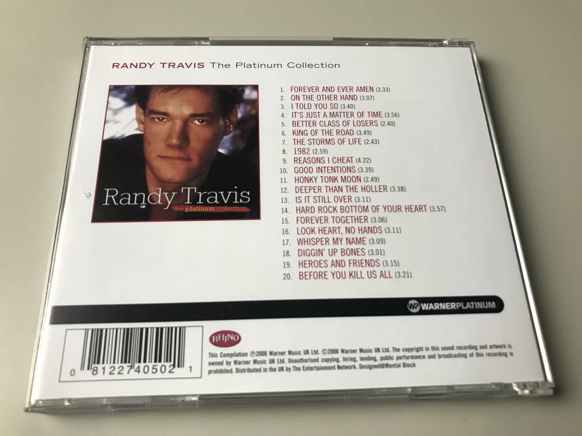 RANDY TRAVIS/THE PLATINUM COLLECTION_画像2