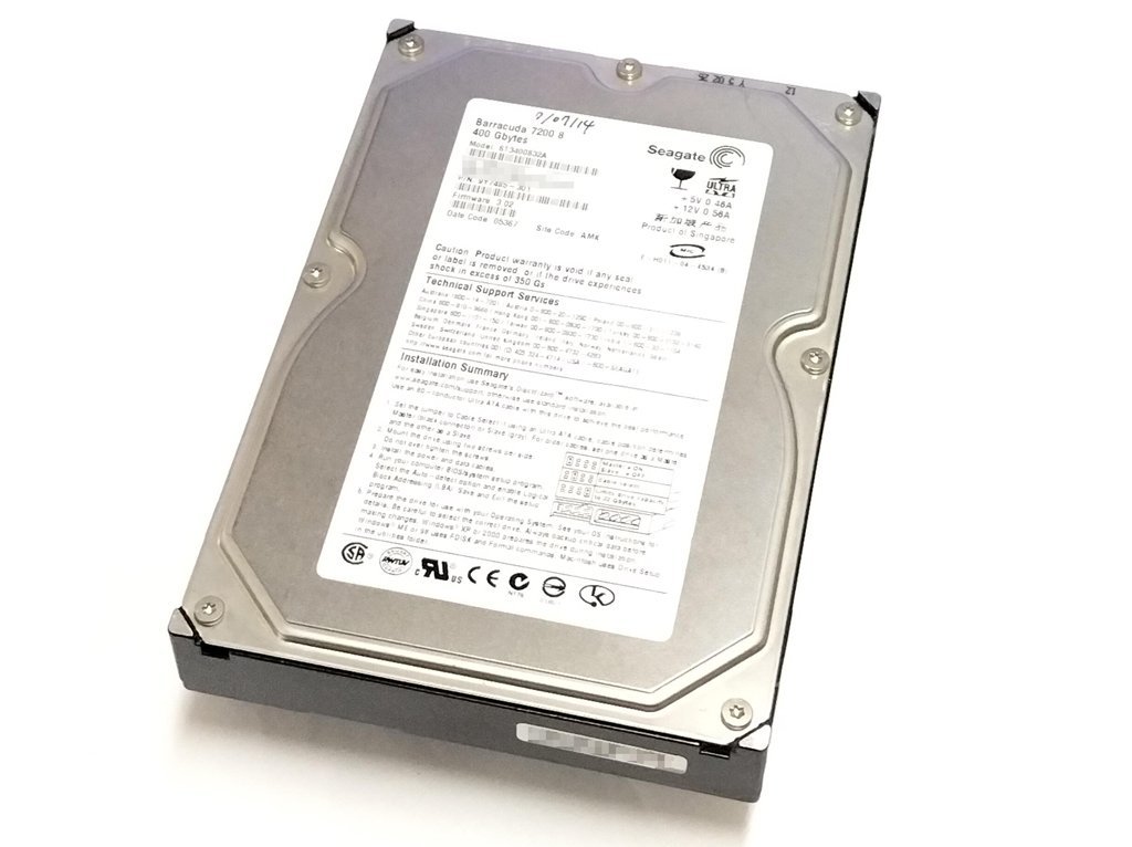 (Время работы 2946H/Количество питания 33 раза) Seagate ST3400832A Barracuda 7200,8 400 ГБ IDE 7200RPM