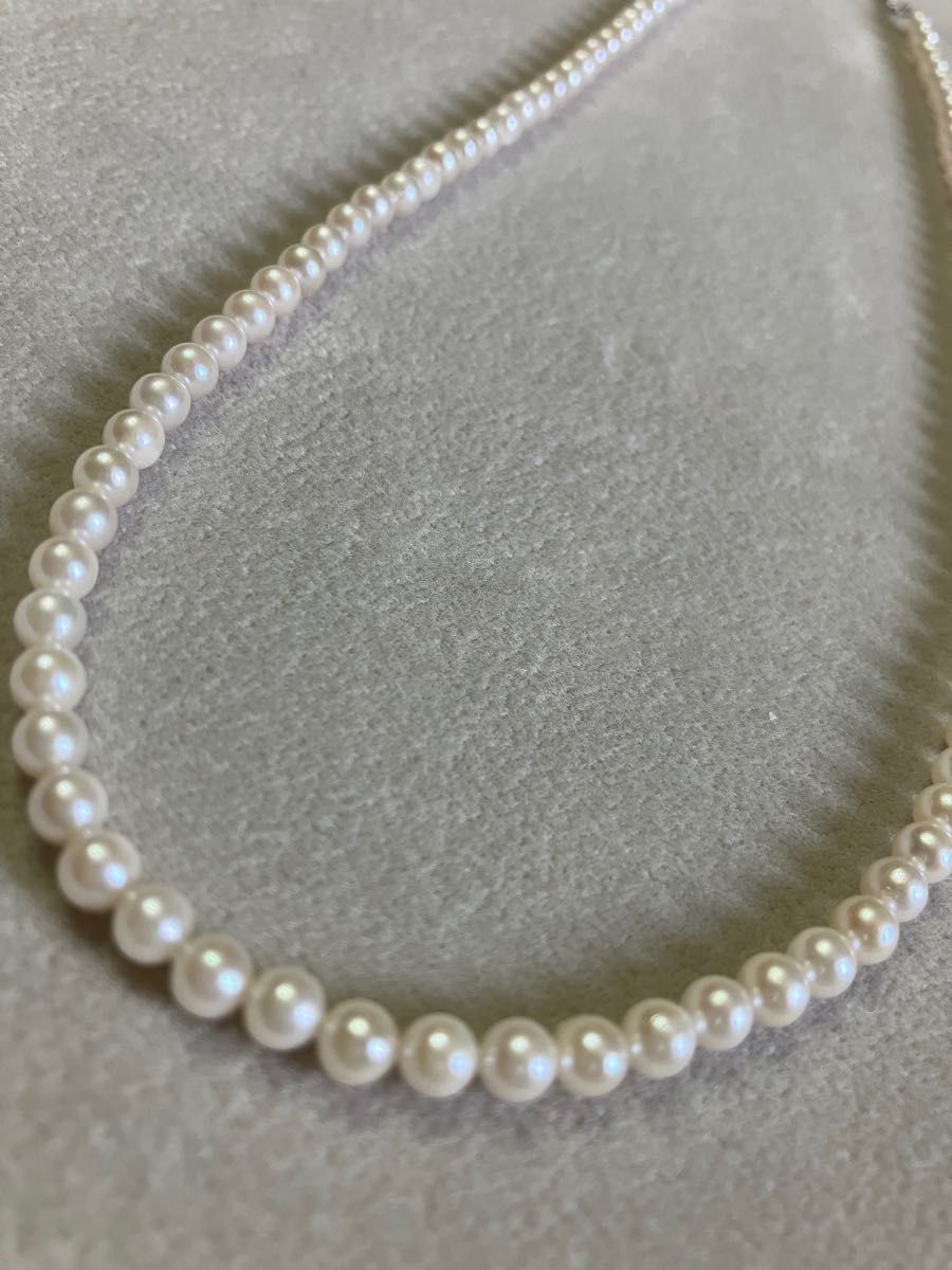 新品◇あこや真珠 ネックレス 希少 ベビーパール 3.0mm 希少 細厘珠