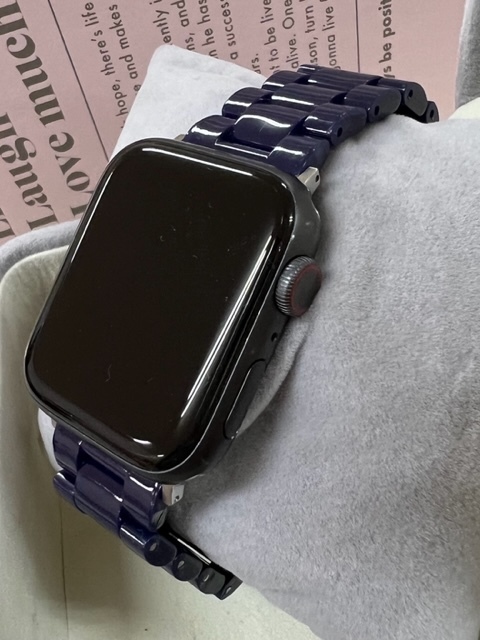  immediately shipping * Apple watch apple watch exchange belt band sawvt02 size adjustment exchange band exchange belt simple men's navy 