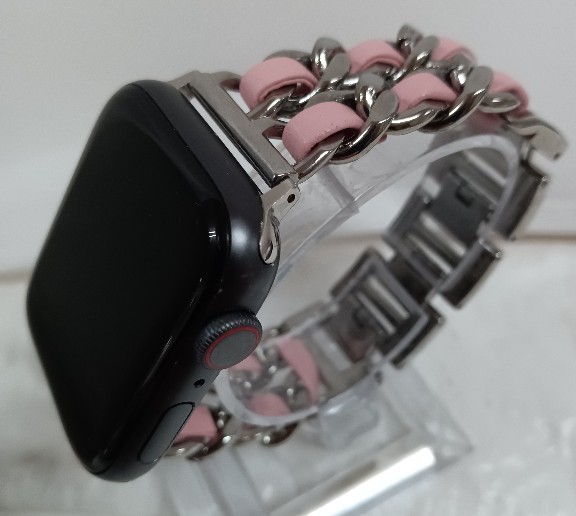  немедленная отправка бесплатная доставка серебряный розовый applewatch ремень Apple часы частота sawvt24 замена заменен ремень частота 