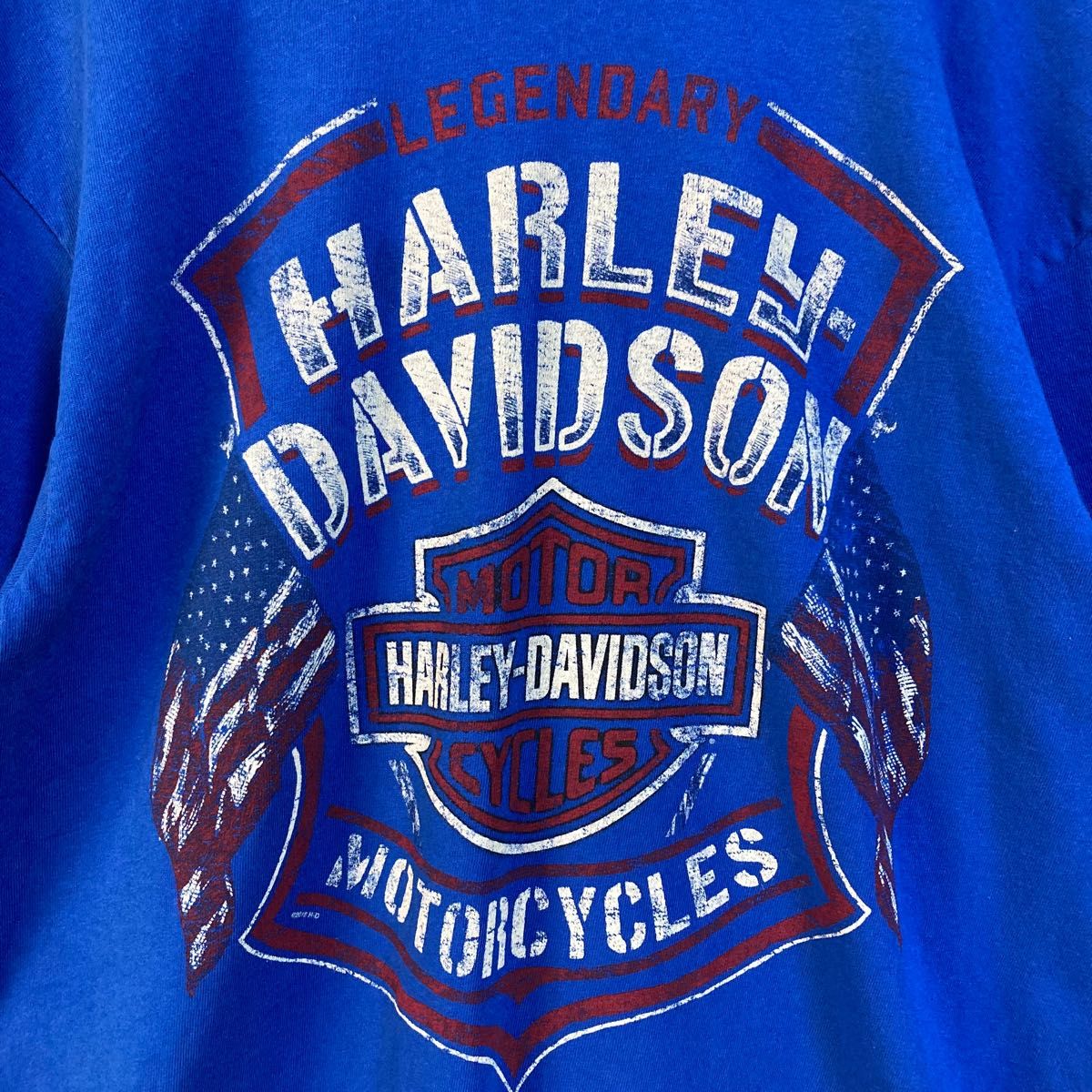 超激レア★HARLEY DAVIDSON Made in USA ハーレー USA製 Tシャツ 両面プリント バックプリント 古着