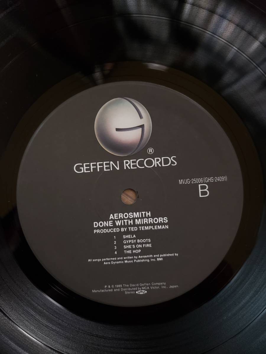 AEROSMITH エアロスミス LP 完全限定盤 盤キズ無し ダン ウィズ ミラーズの画像2