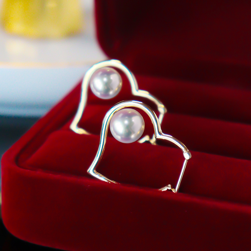 超目玉枠】 イエローゴールド K18YG あこや真珠 pearl akoya 18K