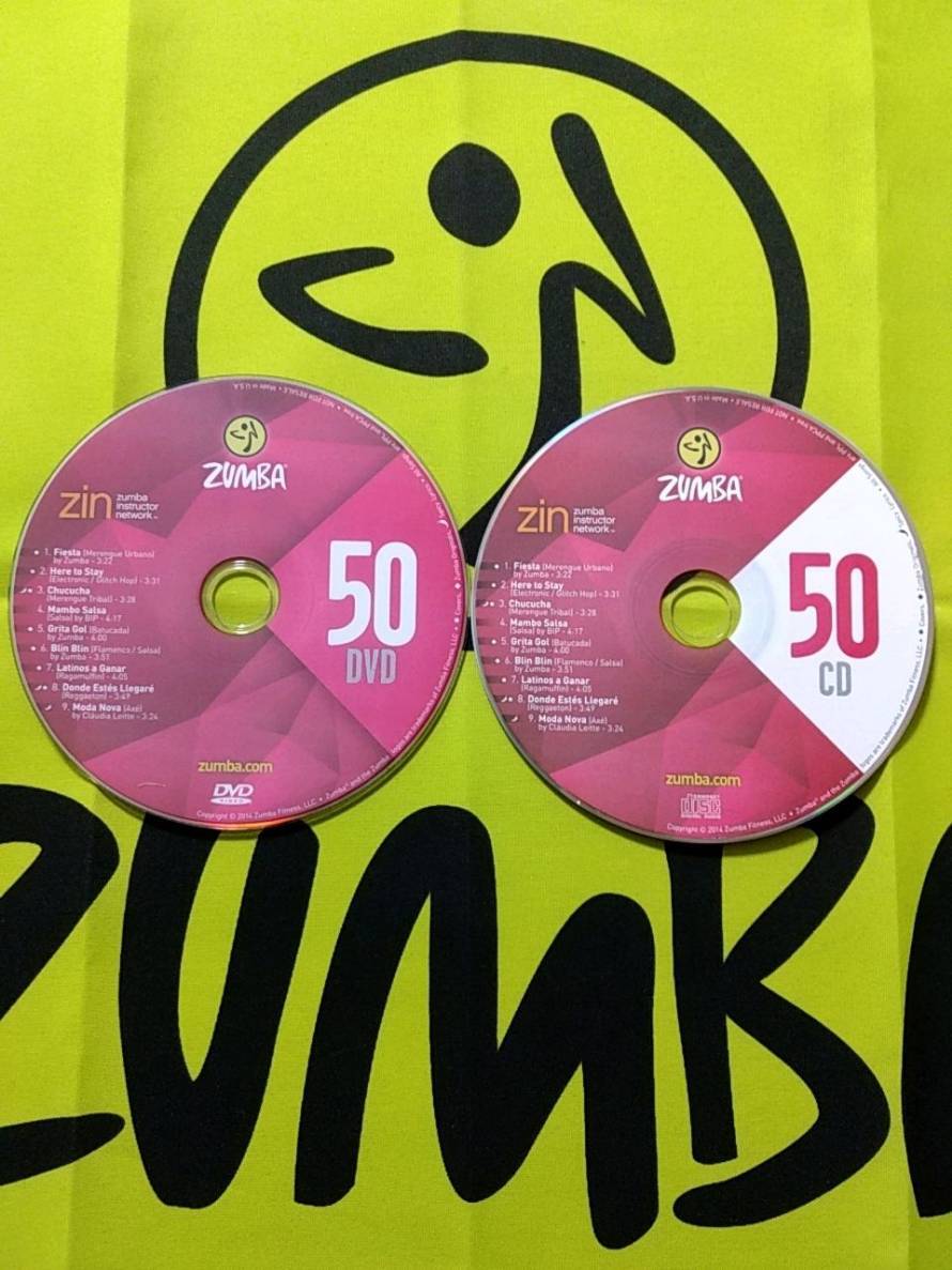 即決 ZUMBA　ズンバ　ZIN50　DVD　＆　CD　インストラクター専用