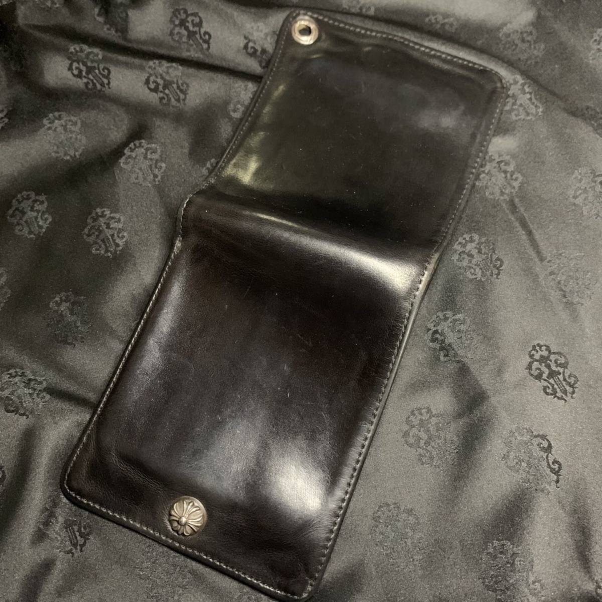 クロムハーツ Chrome Hearts 1SNAP ワンスナップ ウォレット ブラック