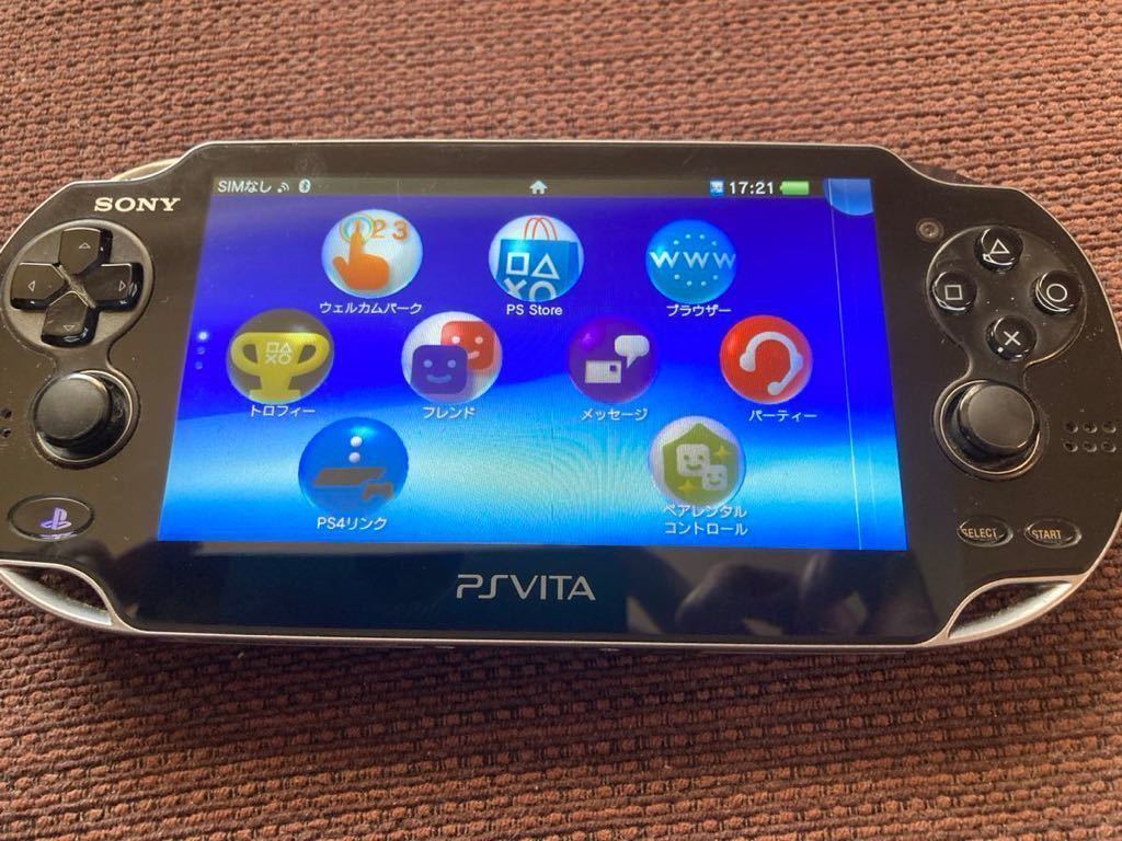【ジャンク】PS Vita PCH-1100 メモリーカード8G ファイナルファンタジーⅩ付き　【中古】_画像1