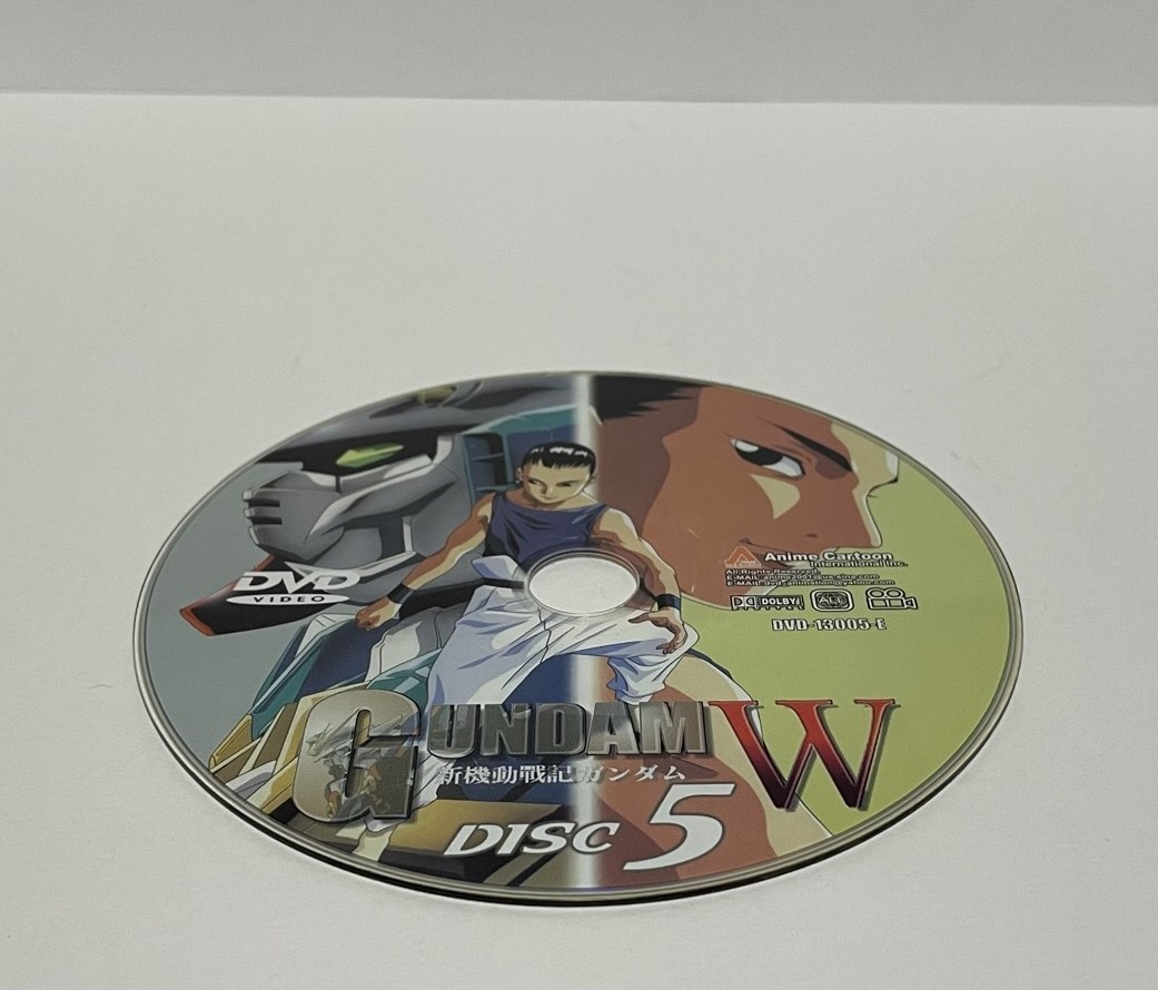 ▼ 即決 ▼ 【DVD：アニメ】 「ガンダムW　DISC1～5」 全話セット !! ディスクのみ わけあり 要注意 5枚セット 詳細不明 ガンダムウイング_画像7