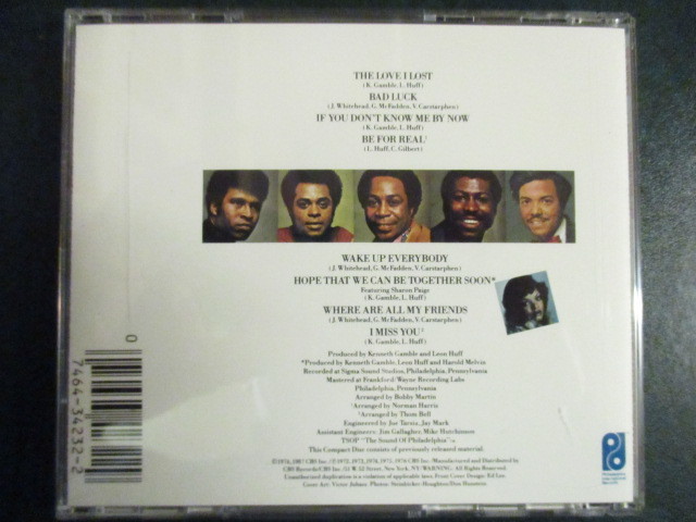◆ CD ◇ Harold Melvin & The Blue Notes ： All Their Greatest Hits ! (( Soul ))_画像2