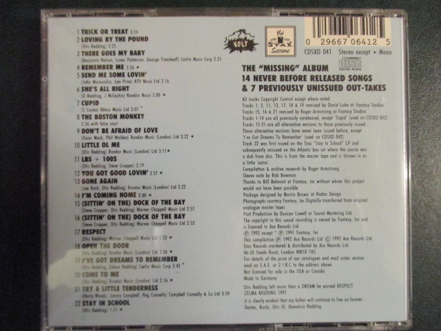 ◆ CD ◇ Otis Redding ： It's Not Just Sentimental The Unheard Otis 22 Tracks (( Soul ))(( ザ・未発表_画像2