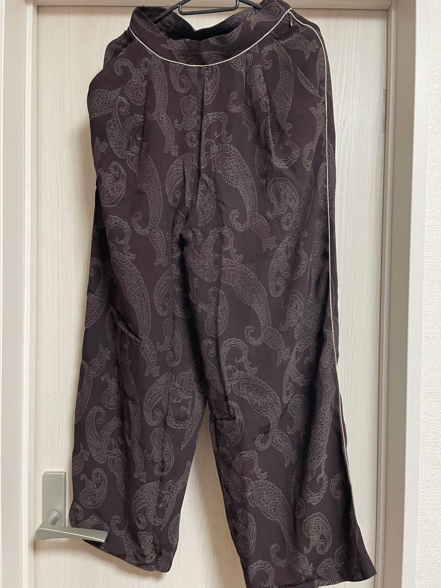todayful Paisley Rough Pants | loop.ooo