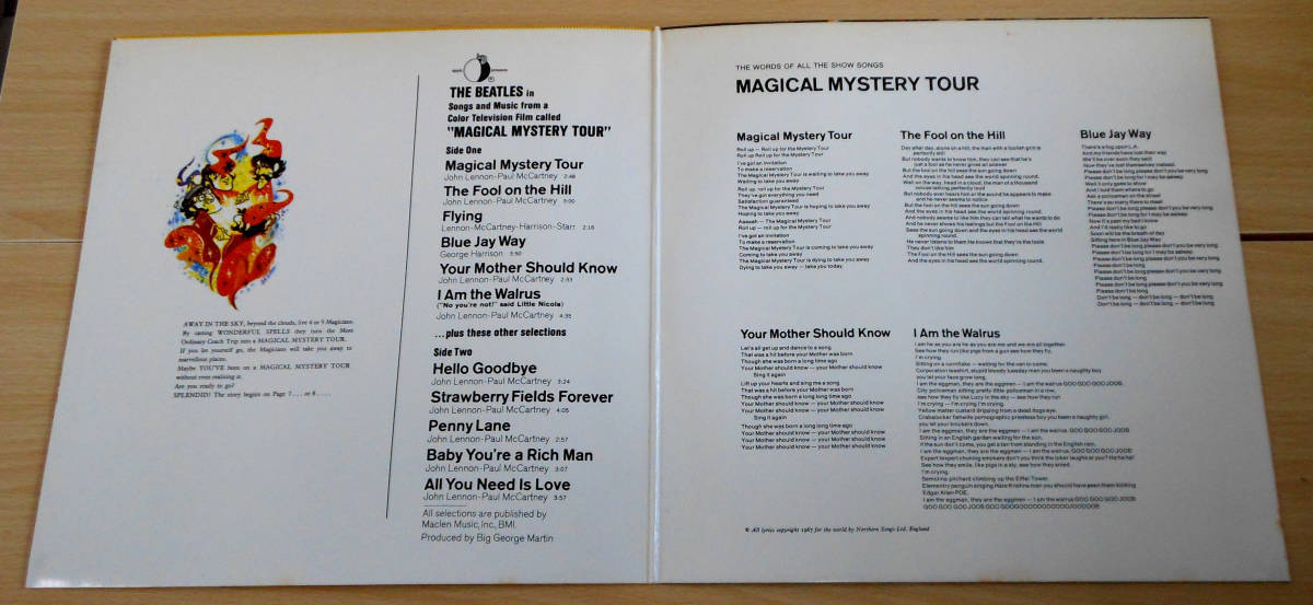 MAGICAL MYSTERY TOUR 　Beatles　 代YH-128 _画像8