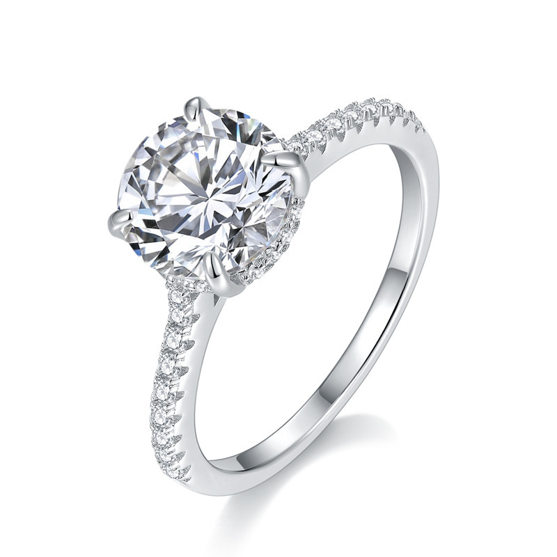 経典 レディース リング 指輪 モアッサナイト 2.0ct 8mm シルバー925 鑑定書 保証書 人工ダイヤモンド モアサナイト プロポーズ用指輪 msz40 その他