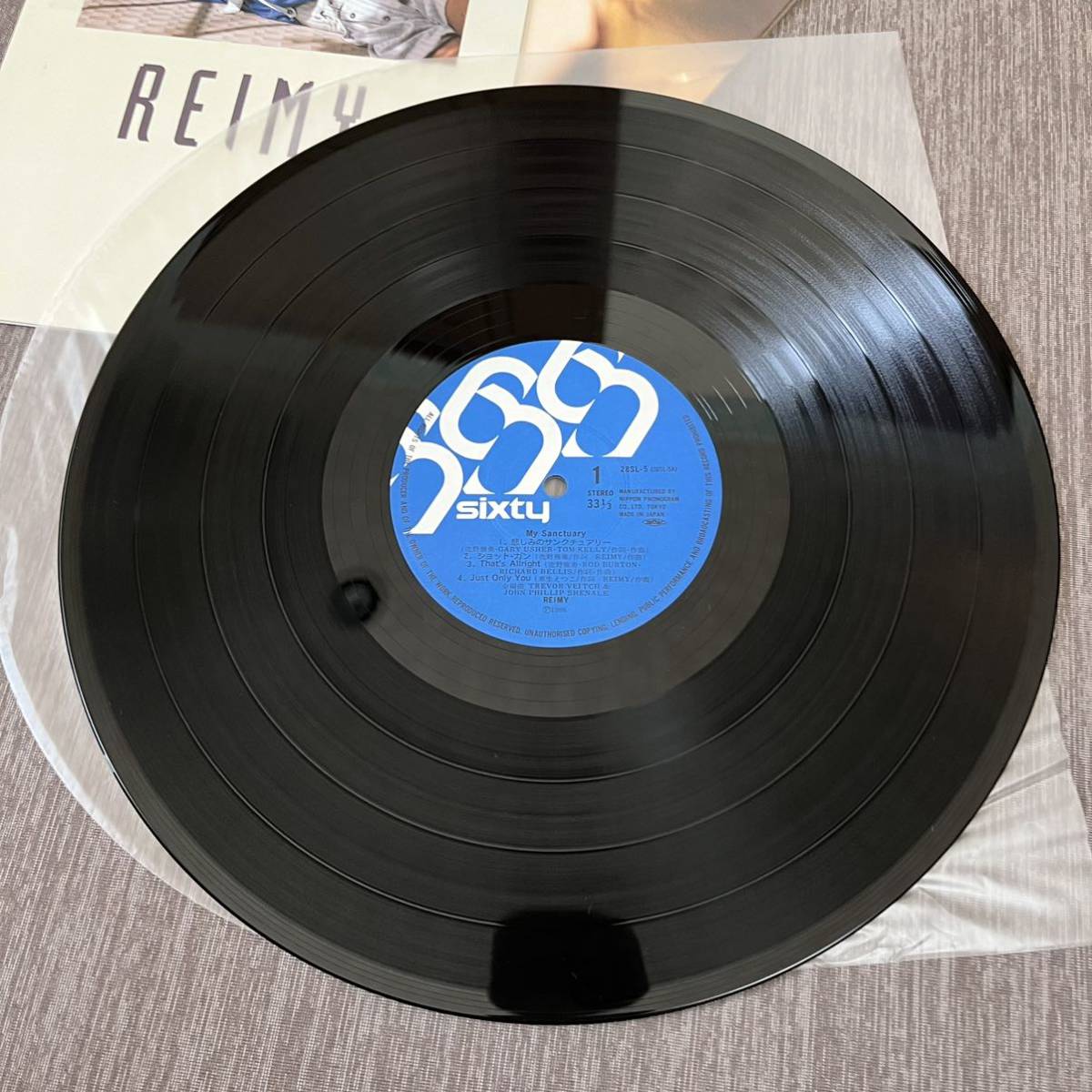 【帯付】麗美 MY SANCTUARY REIMY 悲しみのサンクチュアリー JUST ONLY YOU 優しい雨 / LP レコード / 28SL-5 / ライナー有 / 和モノ /_画像7