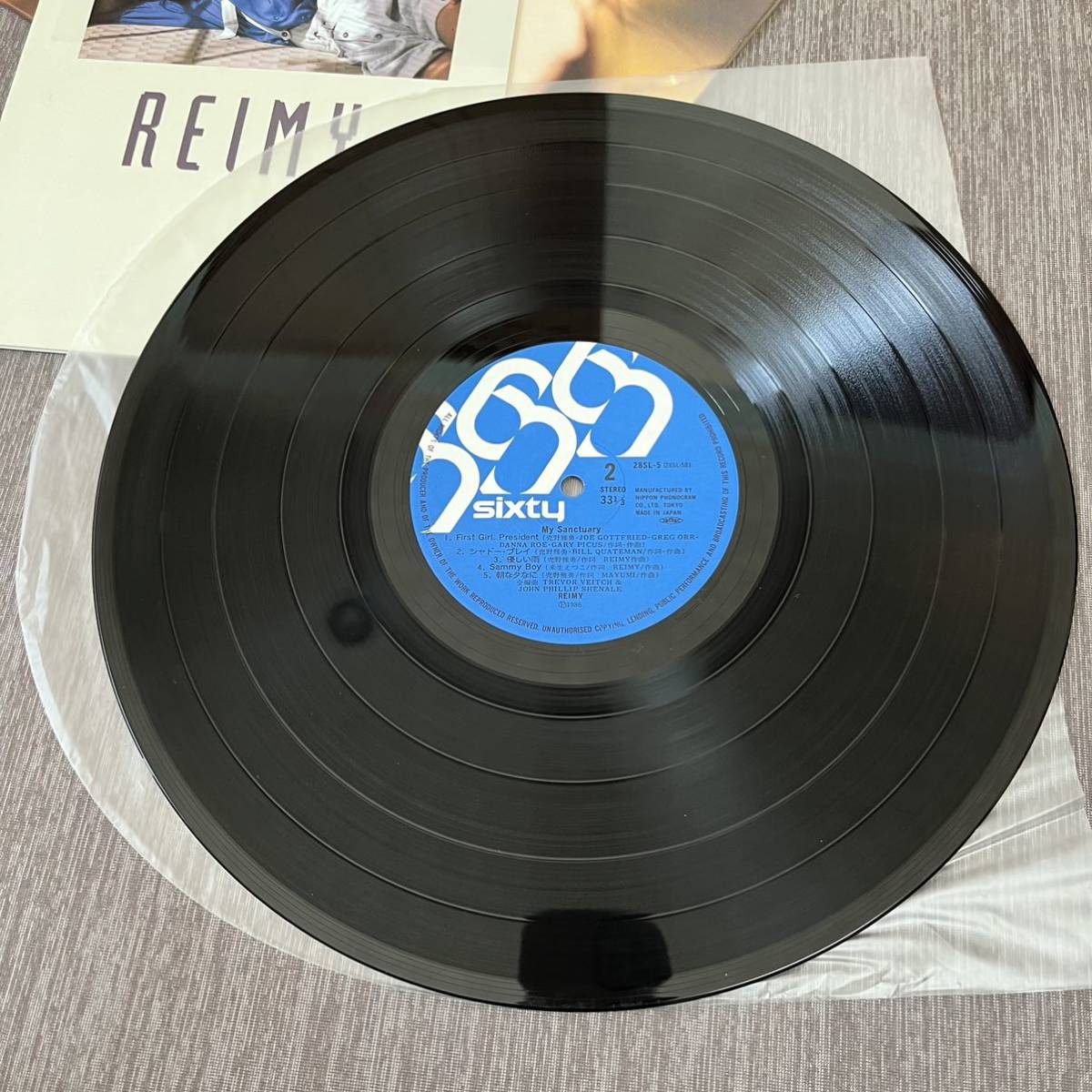 【帯付】麗美 MY SANCTUARY REIMY 悲しみのサンクチュアリー JUST ONLY YOU 優しい雨 / LP レコード / 28SL-5 / ライナー有 / 和モノ /_画像9