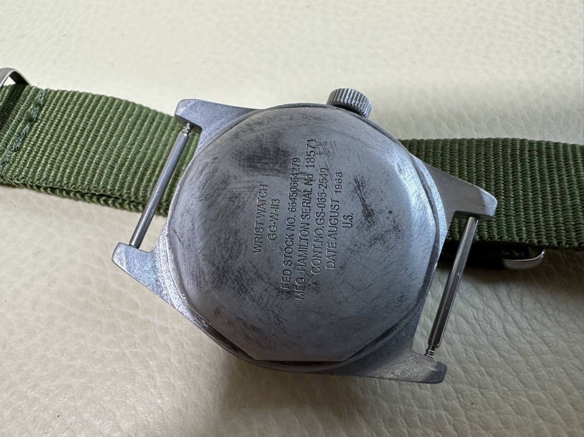 ハミルトン 軍用時計 手巻き式 アンティーク 腕時計 アメリカ軍