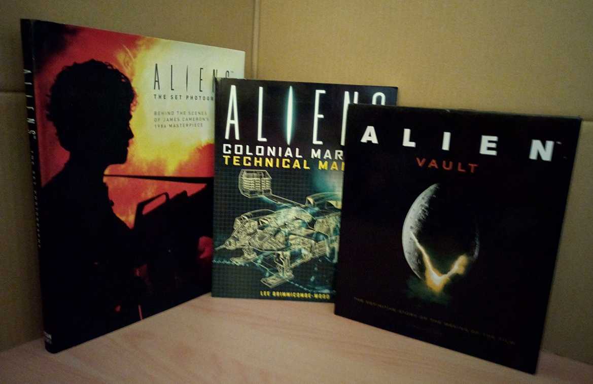 Aliens Alien foreign book 3 pcs. set Alien Vault The Set Photography Colonial Marines Technical Manual