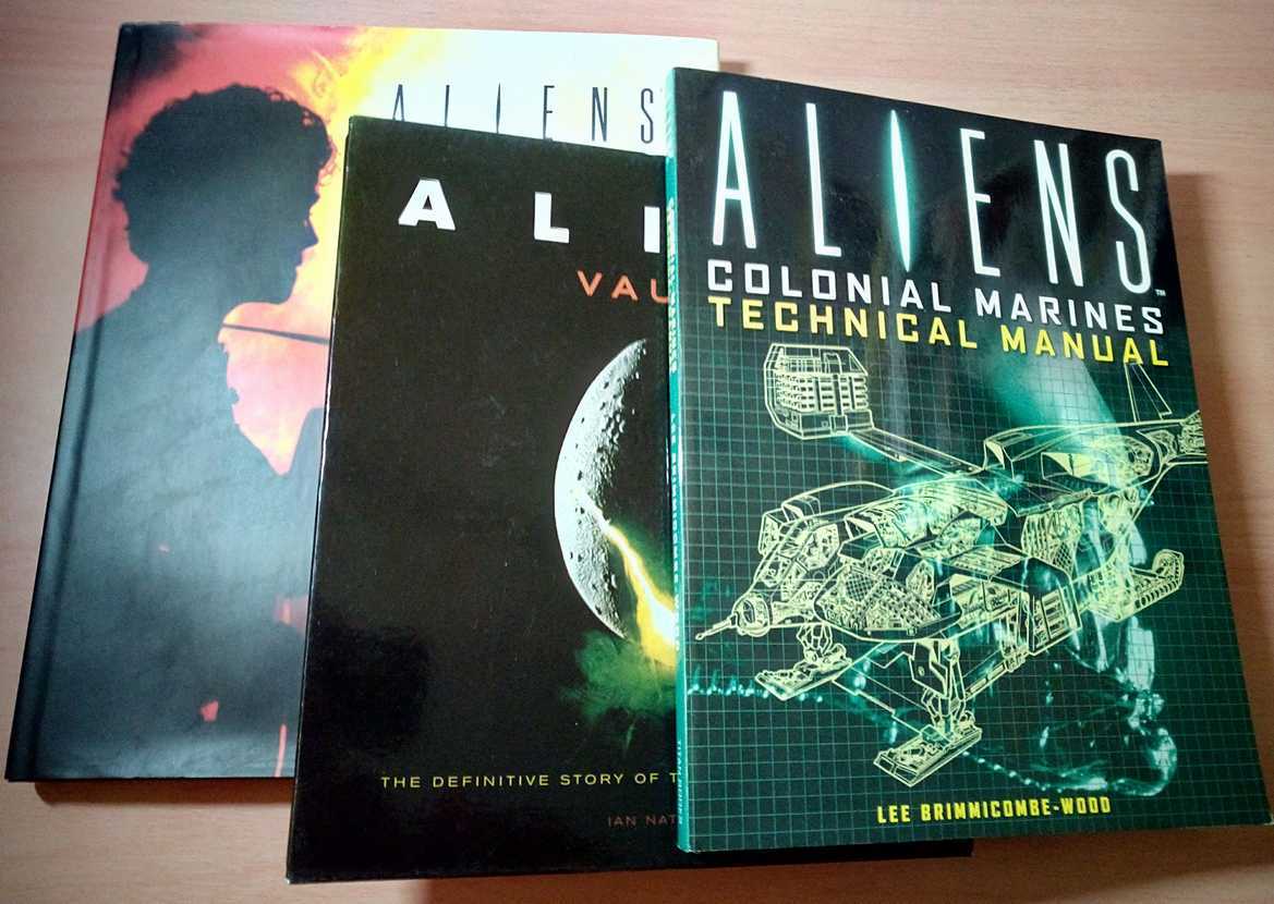 Aliens Alien foreign book 3 pcs. set Alien Vault The Set Photography Colonial Marines Technical Manual