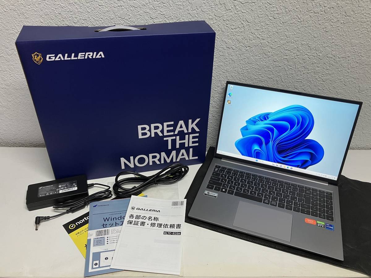 超美品】GALLERIA RL7C-R35H ゲーミングノートPC (Core i7-12700H