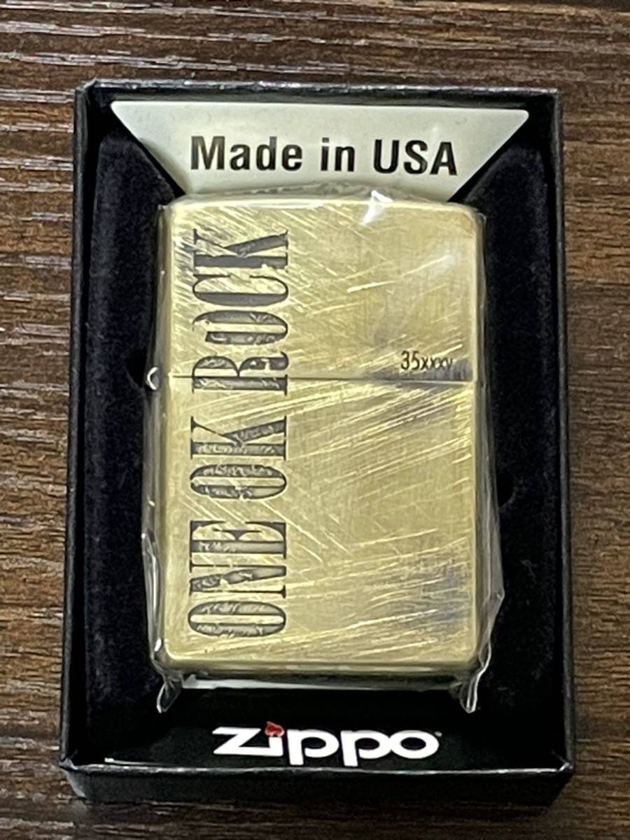 zippo ONE OK ROCK GOLD 35xxxv 限定品 ワンオク ゴールド 2014年製