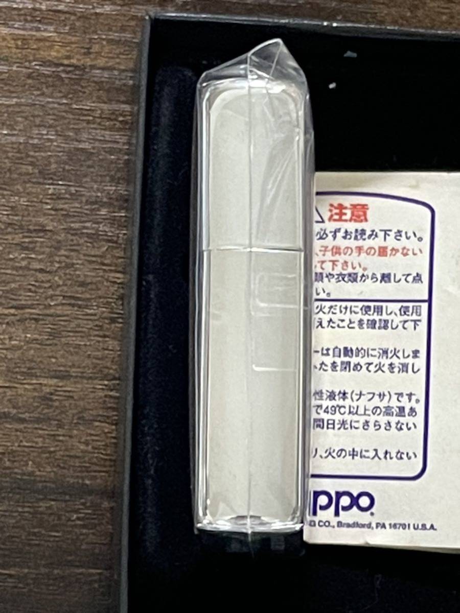 zippo genuine SATSUKI SHO ジェニュイン 年代物 1995年製 silver シルバー 競走馬 馬 55th Running デットストック ケース 保証書_画像6