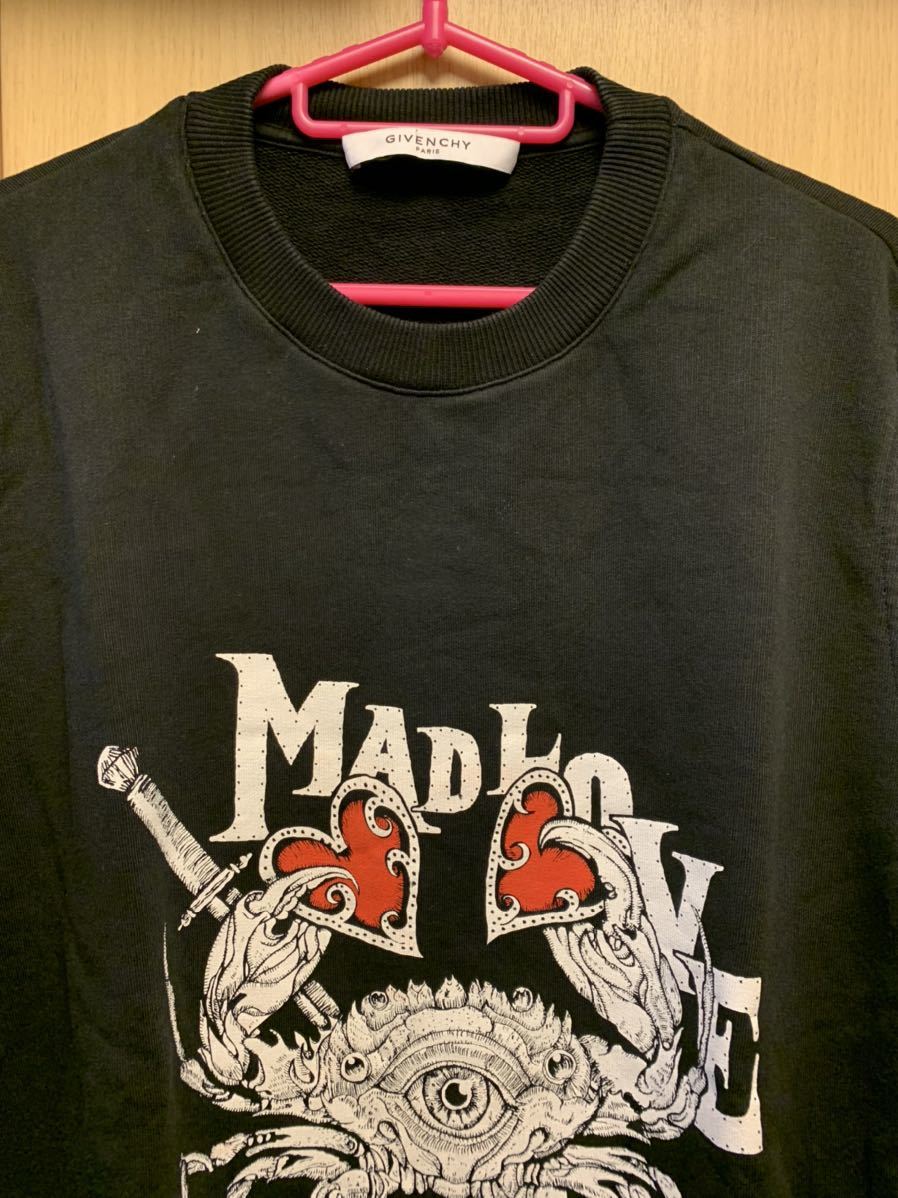 正規 20SS Givenchy ジバンシィ MAD LOVE クルーネック スウェット