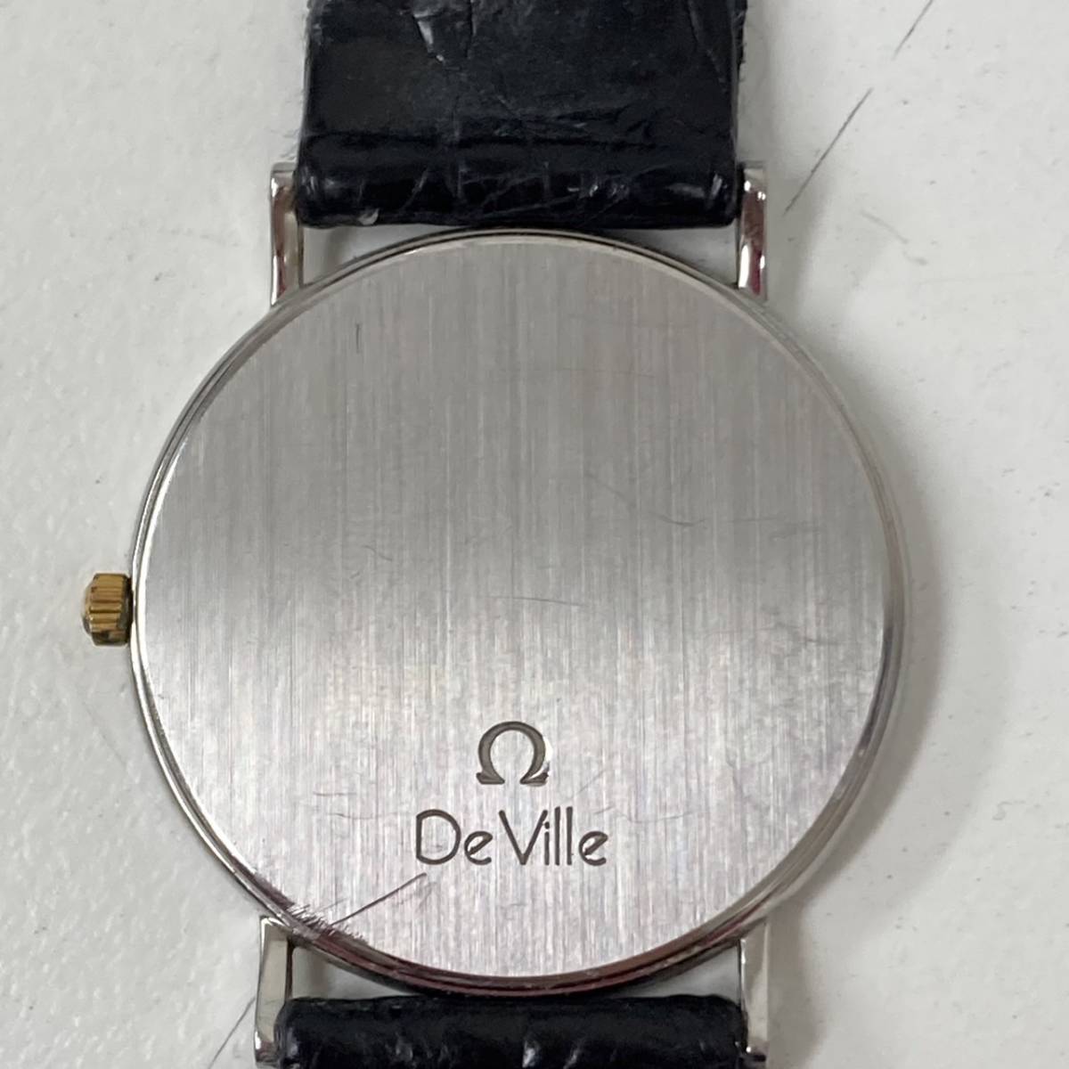 【K-19440】 1円スタート オメガ デヴィル DeVille OMEGA 腕時計 不動 中古品 ジャンク扱い 状態写真参照_画像3