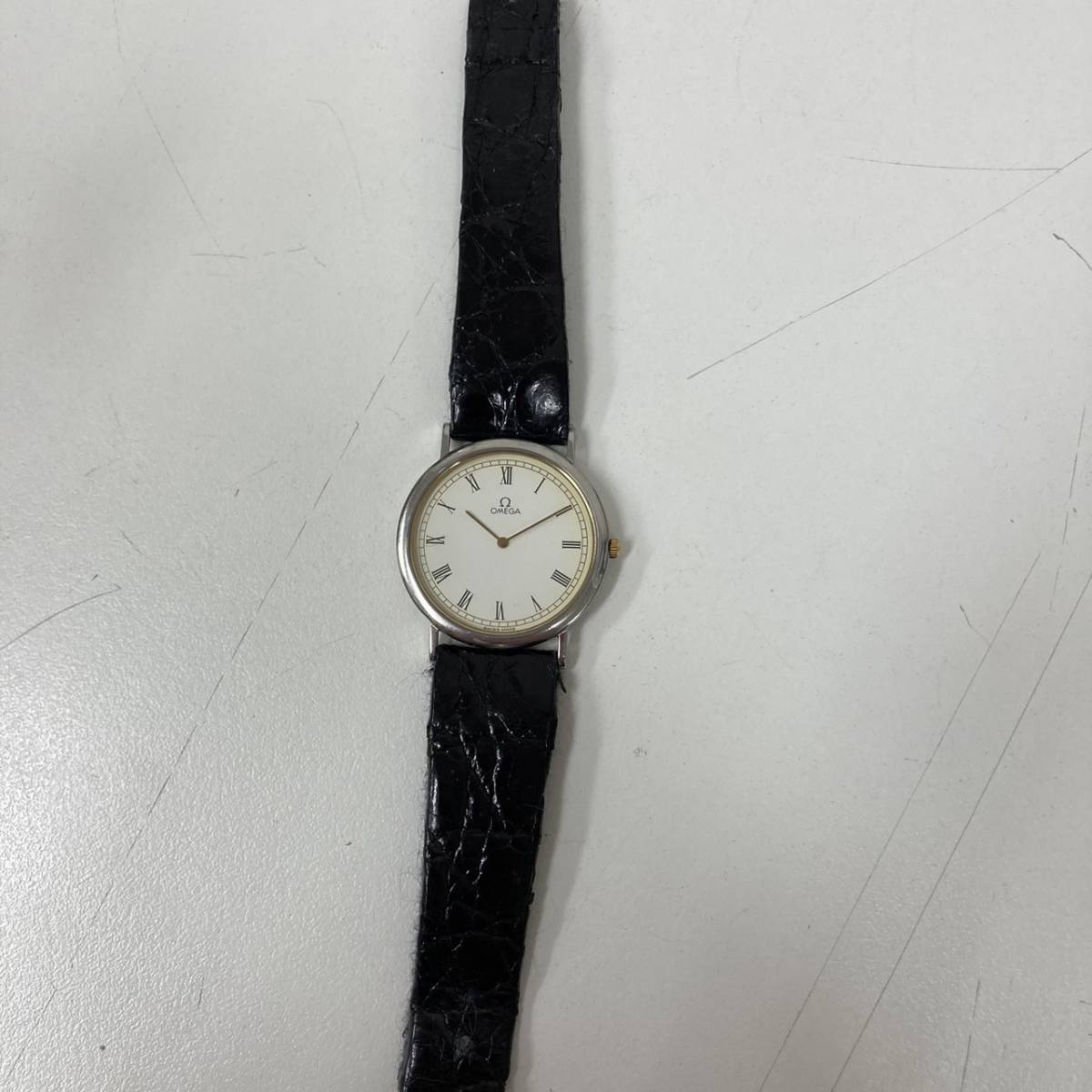 【K-19440】 1円スタート オメガ デヴィル DeVille OMEGA 腕時計 不動 中古品 ジャンク扱い 状態写真参照_画像1