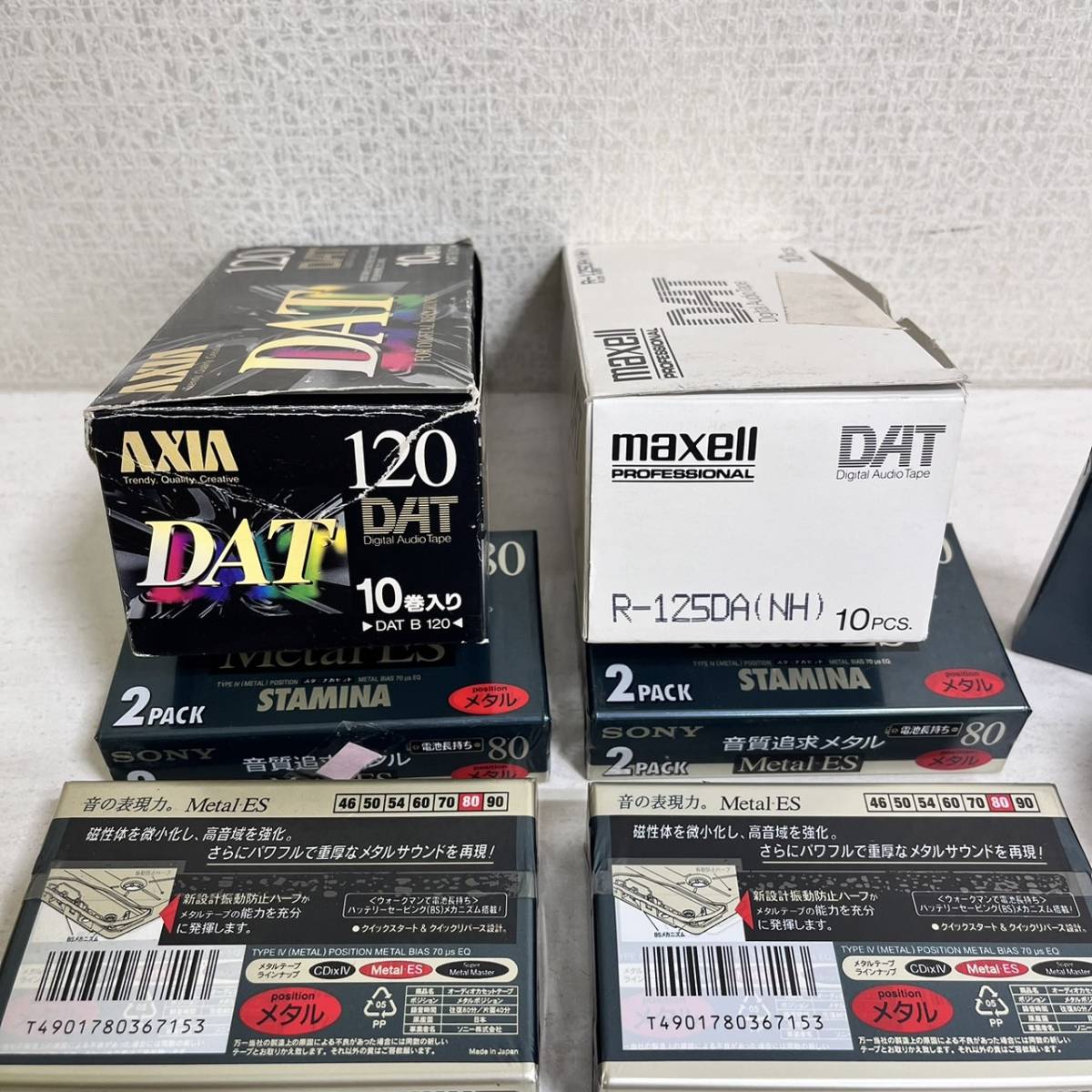 IK-22356】AXIA 120DAT 60DAT maxell DAT ソニー SONY DT-60RA Metal