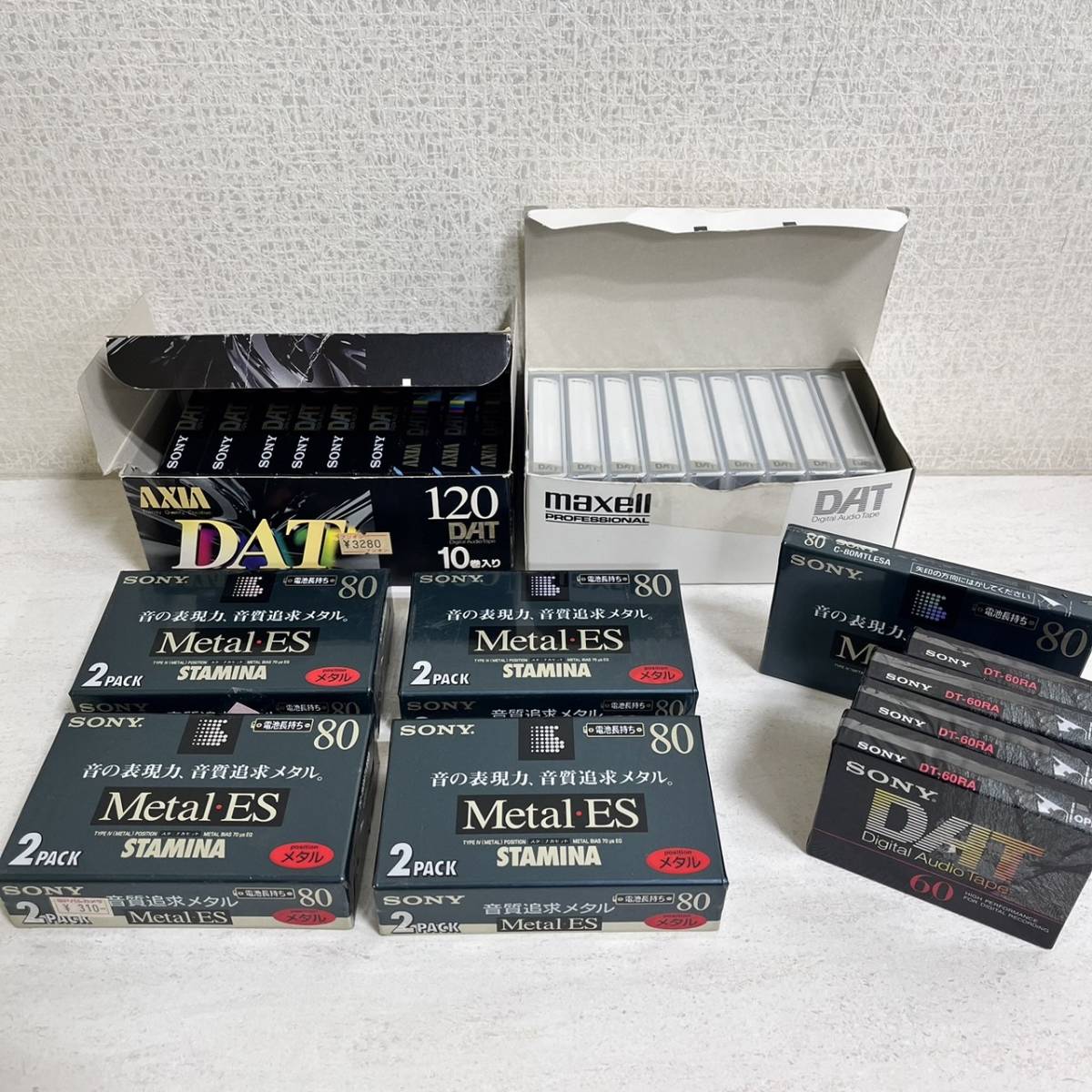 IK-22356】AXIA 120DAT 60DAT maxell DAT ソニー SONY DT-60RA Metal