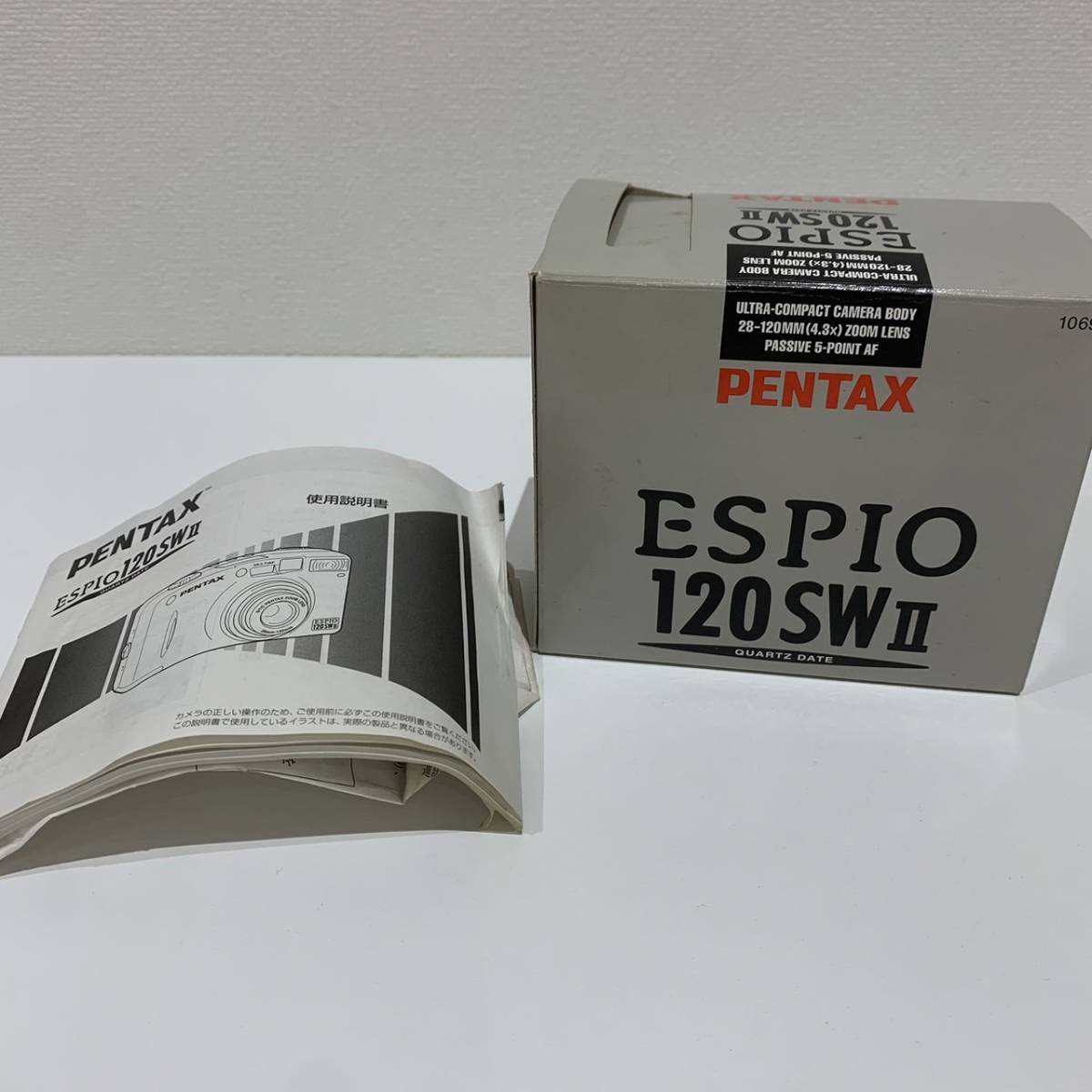 【AMT-3865】1円～ PENTAX ESPIO 120SW Ⅱ フィルムカメラ コンパクトカメラ 電池付 動作未確認 カメラ コレクション 中古保管品_画像8